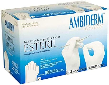 GUANTES QUIRURGICO MED AMBIDERM 100 PZS
