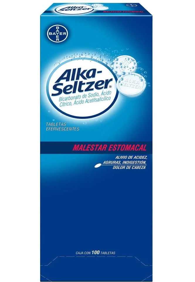 ALKASELTZER C/TABCIN EFERVECENTE