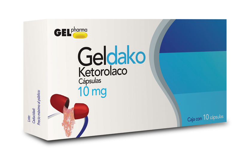 KETOROLACO GEL GELDAKO C10 CAPS